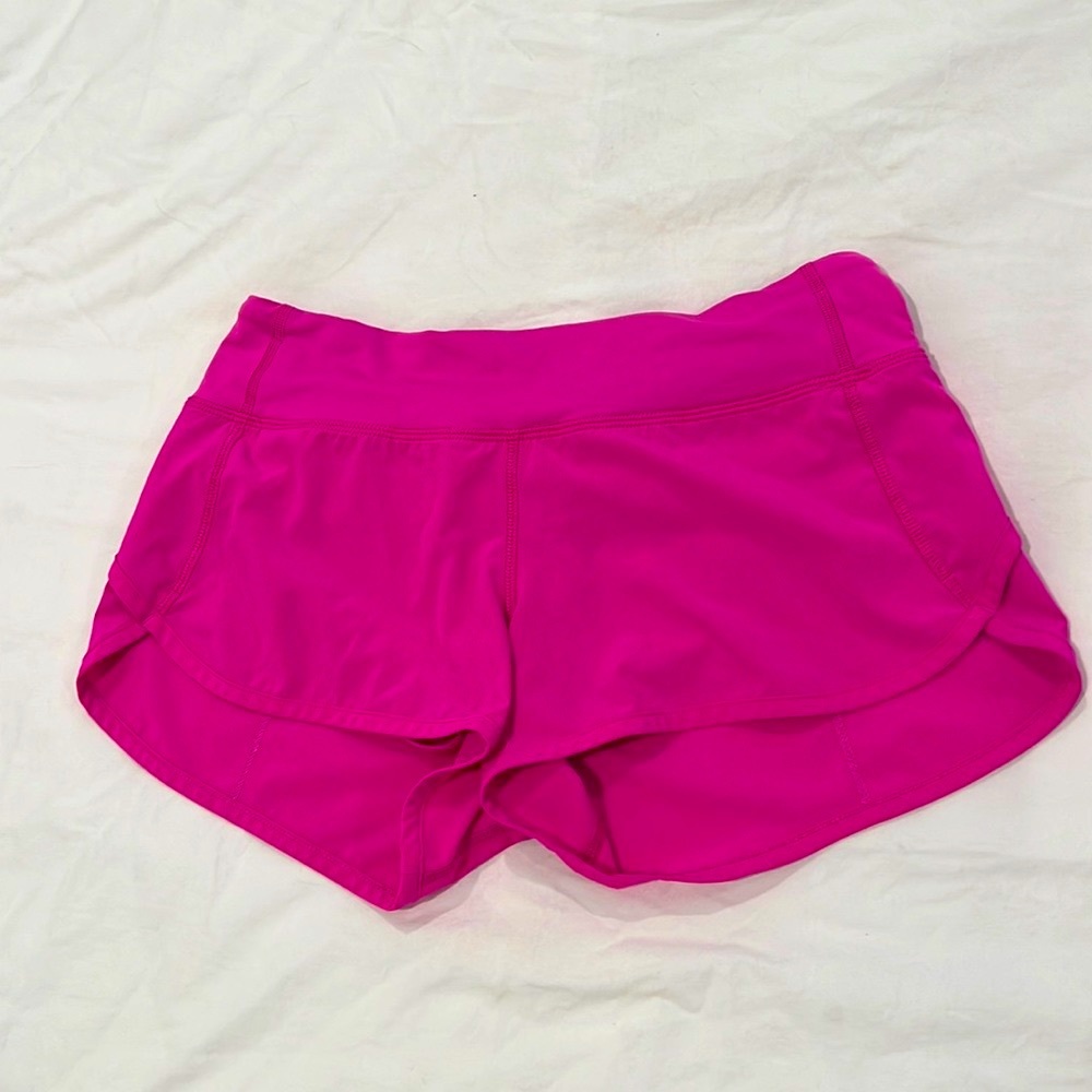lululemon athletica Hot Pink Athletic Shorts